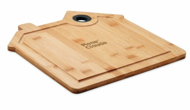 Logo trade corporate gift photo of: Bamboo house cutting board