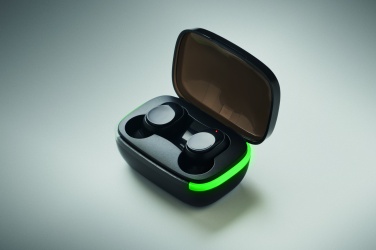 Logo trade advertising product photo of: TWS earbuds with charging case