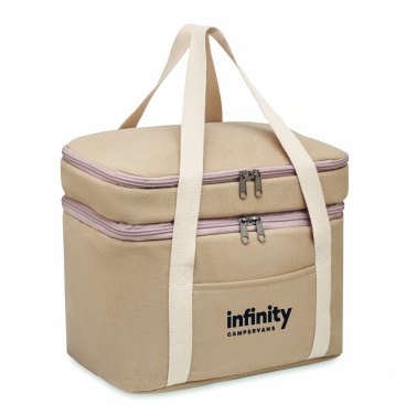 Logo trade promotional merchandise picture of: Cooler bag canvas 320 gr/m²