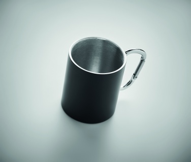 Logo trade promotional giveaway photo of: Double wall metal mug 300 ml