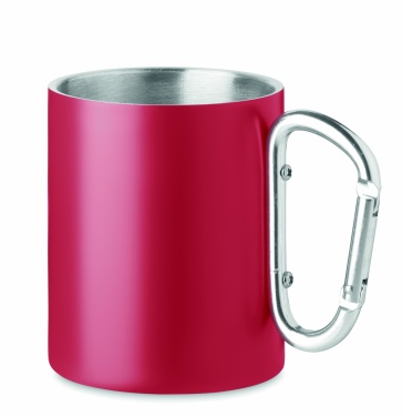 Logo trade promotional gifts picture of: Double wall metal mug 300 ml