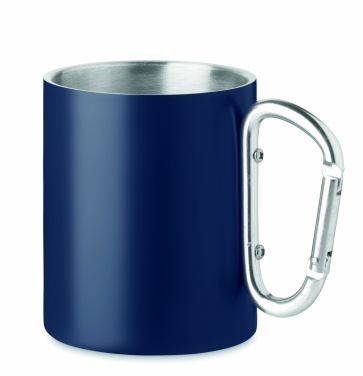 Logo trade corporate gifts image of: Double wall metal mug 300 ml