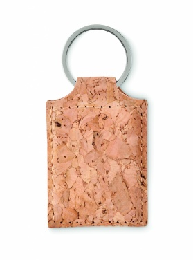 Logotrade corporate gifts photo of: Rectangular cork key ring Imatra