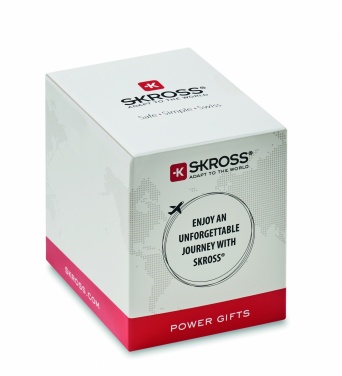 Logo trade corporate gift photo of: Skross World to Europe USB 12W