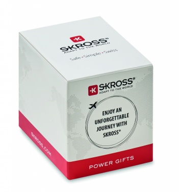 Logo trade promotional items image of: Skross Euro USB Charger (AC)