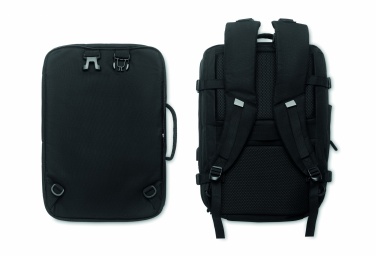 Logo trade business gifts image of: Backpack 600D RPET