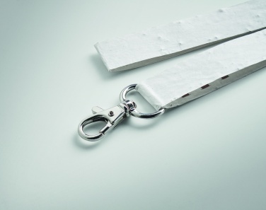 Logotrade promotional gift image of: Seed paper lanyard w/hook