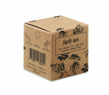 Logotrade promotional giveaway image of: Herb seed bomb in carton box