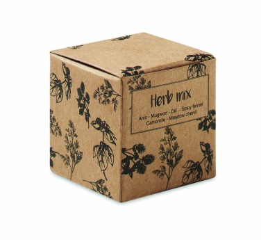 Logo trade promotional products picture of: Herb seed bomb in carton box