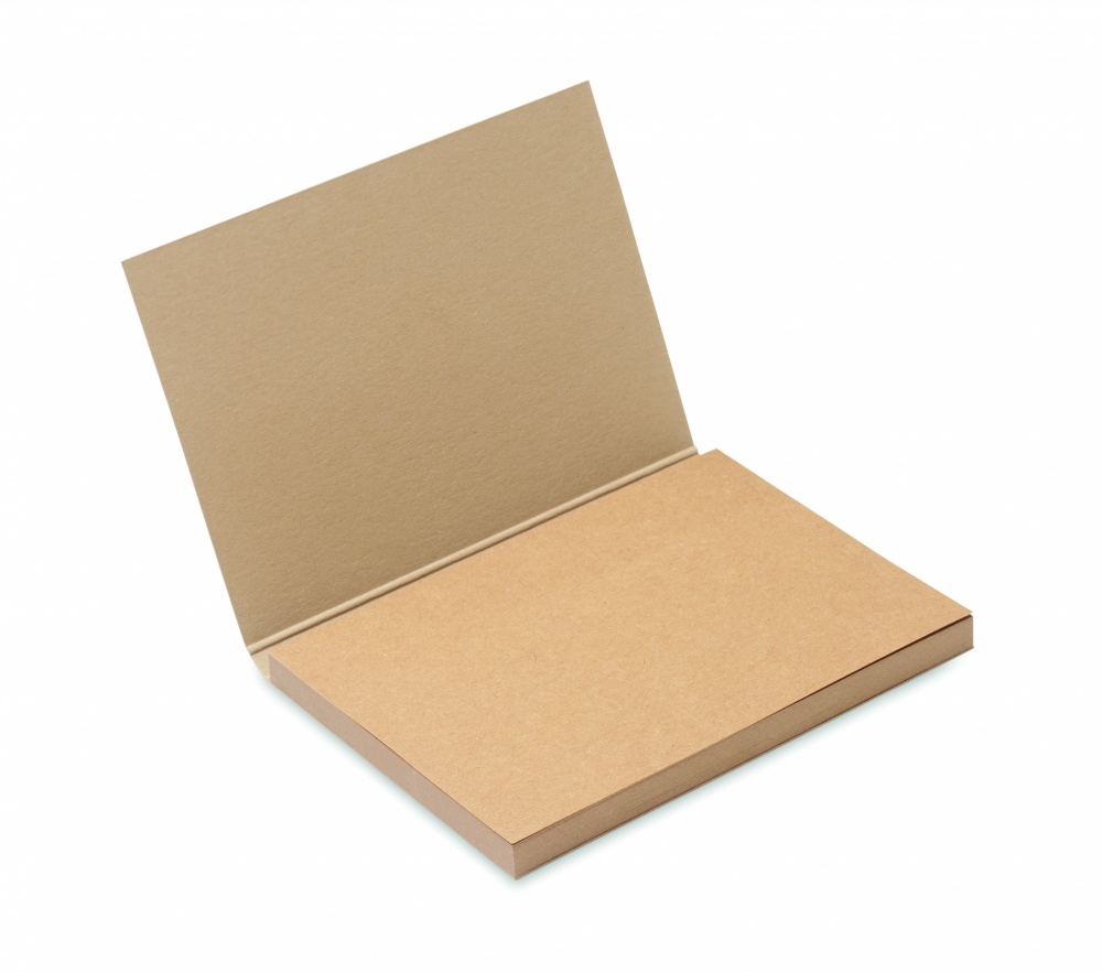 Logo trade promotional merchandise image of: Recycled paper memo block