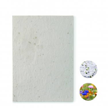 Logo trade promotional gifts image of: A5 wildflower seed paper sheet