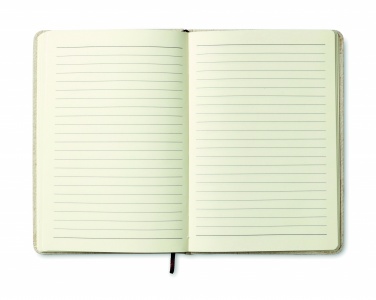 Logotrade promotional gift image of: A6 canvas notebook lined