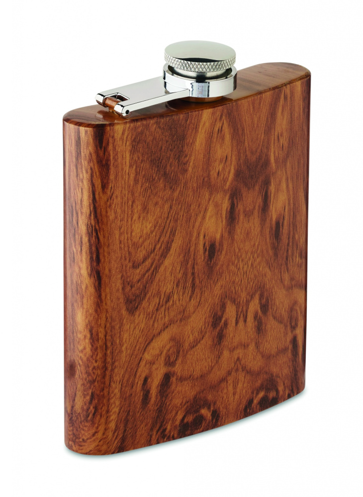 Logotrade business gift image of: Slim hip flask 190 ml