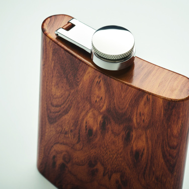 Logo trade promotional items picture of: Slim hip flask 190 ml