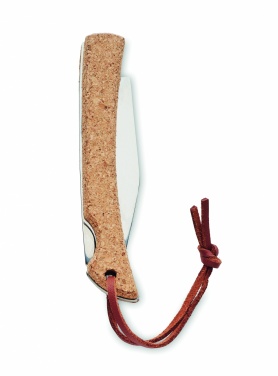 Logo trade corporate gift photo of: Foldable knife with cork