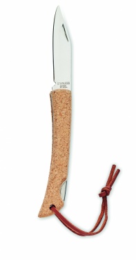 Logotrade promotional item picture of: Foldable knife with cork