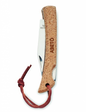 Logotrade advertising products photo of: Foldable knife with cork