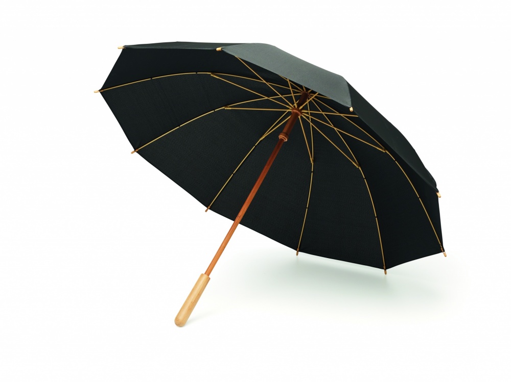 Logotrade promotional item image of: 23,5 inch RPET/bamboo umbrella