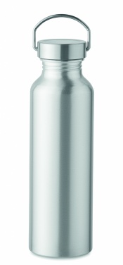 Logotrade promotional products photo of: Recycled aluminum bottle 500 ml with a stainless steel handle cap