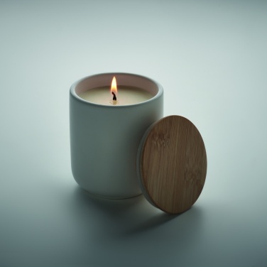 Logo trade advertising products picture of: Plant based wax candle 200 gr