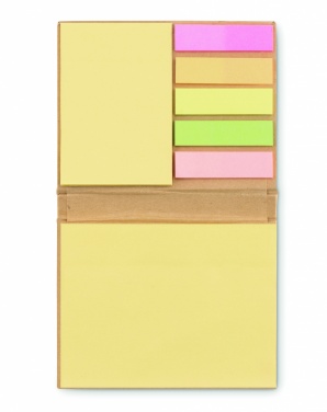 Logo trade promotional merchandise picture of: Sticky note memo pad recycled