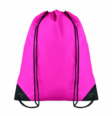 Logo trade promotional items picture of: 190T Polyester drawstring bag