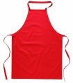 Kitchen apron in cotton, Red