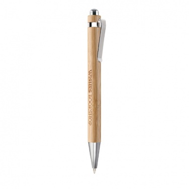 Logotrade business gift image of: Bamboo automatic ball pen