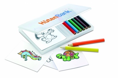 Logotrade business gift image of: Wooden pencil colouring set