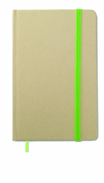 Logo trade corporate gifts image of: A6 recycled notebook 96 plain