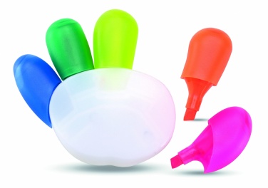 Logo trade promotional items image of: 5 colour highlighter