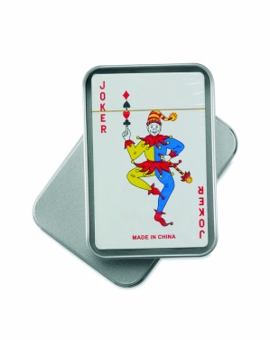 Logo trade advertising products picture of: Playing cards in tin box