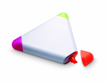 Logo trade advertising product photo of: Triangular highlighter