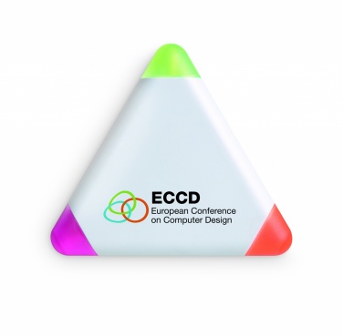 Logo trade promotional items image of: Triangular highlighter