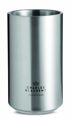 Logo trade promotional merchandise photo of: Stainless steel bottle cooler