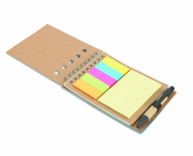 Logotrade advertising product picture of: Notepad with pen and memo pad