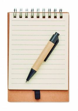 Logo trade promotional products picture of: Notepad with pen and memo pad