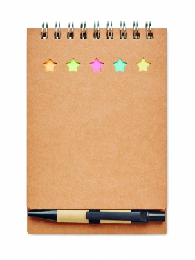 Logotrade promotional gifts photo of: Notepad with pen and memo pad