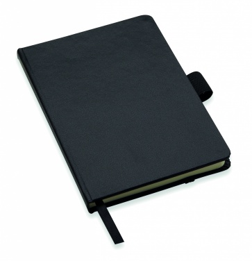 Logo trade business gift photo of: A6 notebook with pen 72 lined