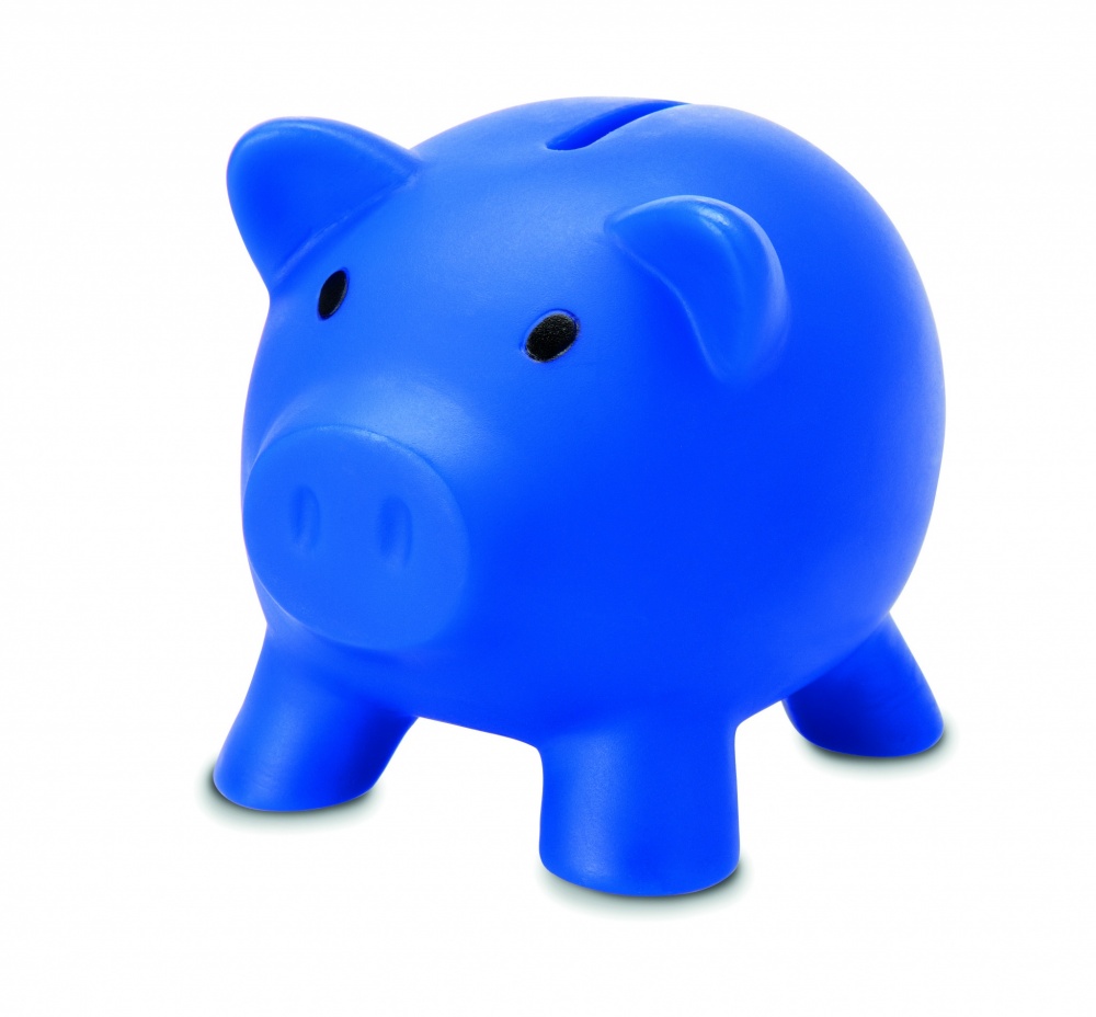 Logo trade advertising products image of: Piggy bank