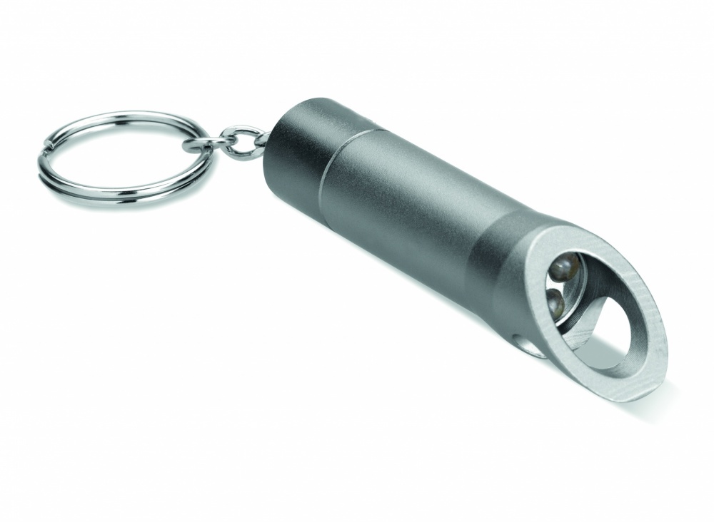 Logotrade corporate gift picture of: Metal torch key ring Ylivieska