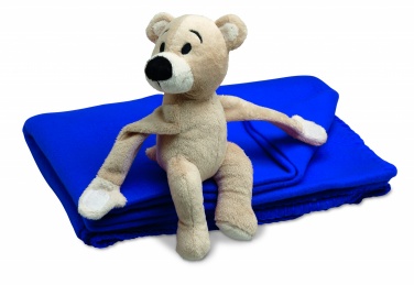 Logotrade promotional item image of: Fleece blanket with bear