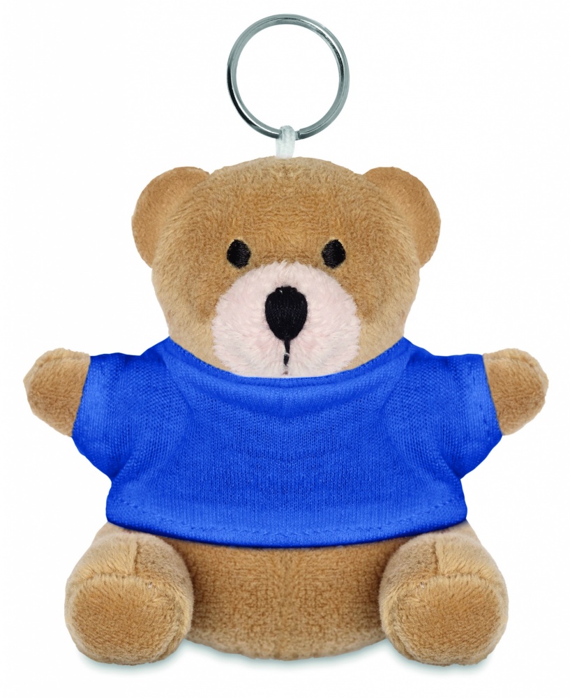 Logotrade promotional merchandise picture of: Teddy bear key ring FINLAND