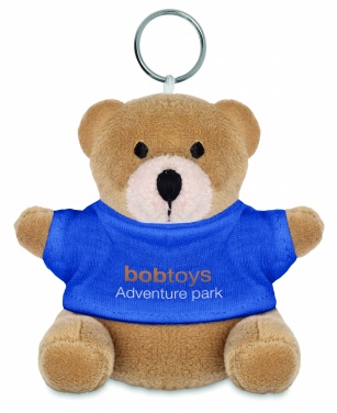 Logotrade promotional merchandise image of: Teddy bear key ring FINLAND