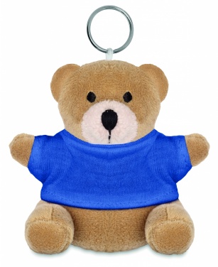 Logotrade promotional giveaway picture of: Teddy bear key ring FINLAND