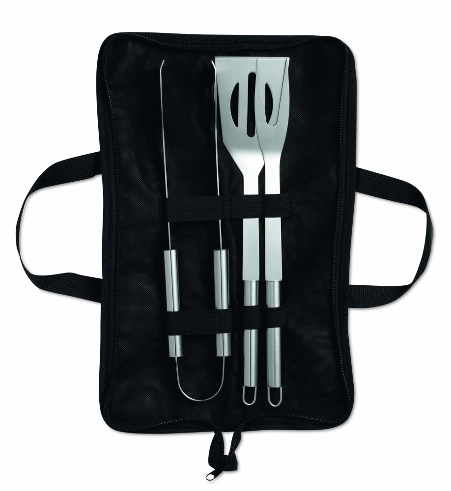 Logo trade corporate gifts picture of: 3 Barbecue tools in pouch