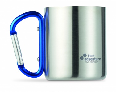 Logotrade business gift image of: Metal mug & carabiner handle