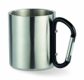 Metal mug & carabiner handle, Black