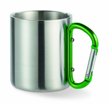 Logotrade promotional gift picture of: Metal mug & carabiner handle