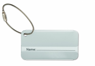 Logotrade corporate gift image of: Aluminium luggage tag